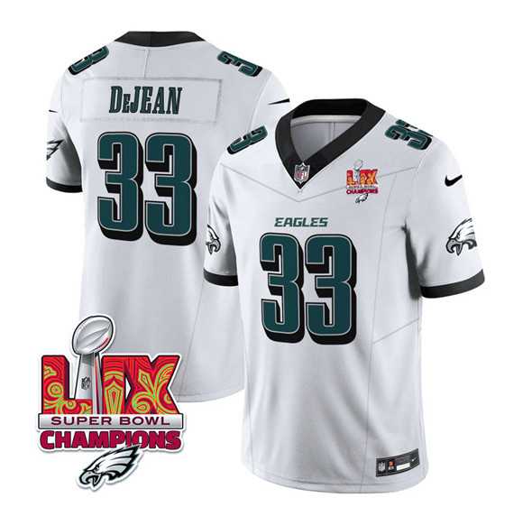 Men & Women & Youth Philadelphia Eagles #33 Cooper DeJean White 2025 Eagles Logo Super Bowl LIX Patch New F.U.S.E. Vapor Untouchable Limited Stitched Jersey Dzhi,We sell and wholesale Men & Women & Youth Philadelphia Eagles #33 Cooper DeJean White 2025 Eagles Logo Super Bowl LIX Patch New F.U.S.E. Vapor Untouchable Limited Stitched Jersey Dzhi on line form chian!